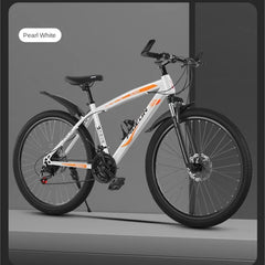 TULX High-Carbon Steel Bicycle – 21-Speed with Front Fork Lock & Dual Disc Brakes | Strong & Stable Ride