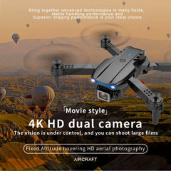 E99 Pro Drone Quadcopter with 6K HD Camera – Remote Control UAV with Altitude Hold, Foldable Design, and 4-Axis Stability for Aerial Photography