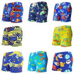Children's Swimming Trunks – Flat Camo Printed Boys' Shorts | Big Boys' Hot Spring Bathing Suit