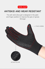 Autumn-Winter Motorcycle Gloves – Windproof, Anti-Slip, Touchscreen Fleece Gloves for Men & Women