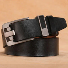 Genuine Leather Belt for Men – Large Size 140-170cm Luxury Designer Waist Belt