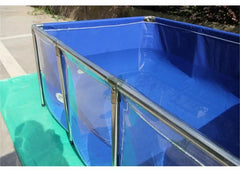 Vokanda Mini Complete Aquarium - 160 Gallon (610L) Betta & Koi Fish Tank, 3.3' x 3.3' x 2'