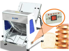 Multifunctional Fully Automatic Electric Toast Slicer – Precision Bread, Ham, Mantou, and Mushroom Cutter (Fixed Thickness)