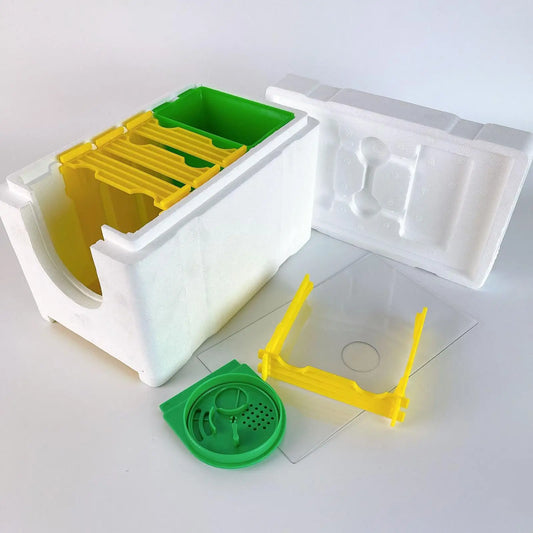 Beekeeping Bee Reserve Box – Foam Mating & Rearing Beehive for Beekeeper Supplies | Durable Hive Box for Apiculture