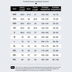 Football Jerseys for Adults & Kids – Personalized Soccer Uniforms for Men & Women, Team Sportswear & Training Tracksuit Set