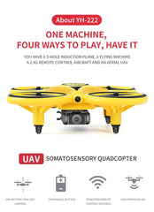 XIAOMI RC Intelligent Gesture Induction Drone Watch Quadcopter Fall Resistant Suspension Remote Control Small Aircraft Toy