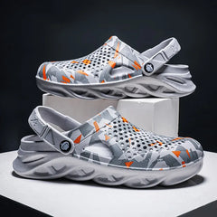 Men’s EVA Platform Sandals – Flat Summer Slippers, Outdoor Garden Clogs, Flip-Flops & Casual Home Shoes