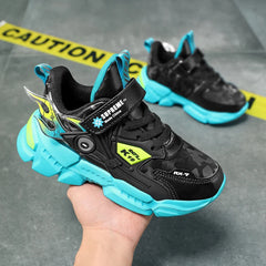 Boys' Fashion Sneakers – Thick-Soled, Warm & Comfortable Anti-Slip Outdoor Sports Shoes for Kids