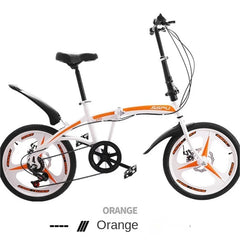 Cooya 20-Inch Folding Bicycle for Men & Women – Ultra Lightweight & Portable, No Installation Required | Adult Variable Speed Bicycle