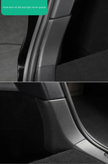 Trunk Protector Guard for Tesla Model Y – Anti-Scratch Rear Cargo Threshold Sill Cover & Bumper TPE Organizer Pad