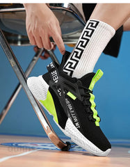 Men’s Lightweight Mesh Sneakers – Breathable Summer Running & Walking Shoes, Elastic Casual Outdoor Sports Trainers