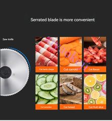 Multifunctional Electric Slicer – Lamb, Beef, Vegetable, Bread, and Sausage Slicing Machine