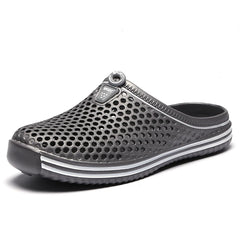 Unisex Men’s Beach Slippers – Hollow Non-Slip Outdoor Flip-Flops & Casual Sandals (Sizes 36–45)