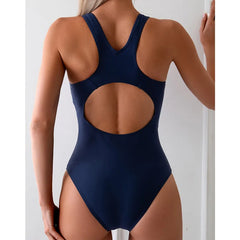 Summer Sexy One-Piece Swimsuit – Closed Women's Swimwear for Swimming, Body Bathing, & Beachwear | Pool Bather