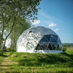 Luxury Geodesic Dome Tent – Transparent Spherical Glamping Tent for Outdoor Resort & Starry Sky Camping