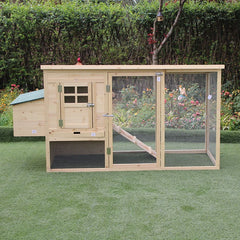 Solid wood Outdoor chicken coop household large chicken cage pigeon cat dog bird rabbit coop pet supplies