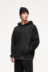 INFLATION 350gsm Thick Velvet Tracksuit – Unisex Solid Color Jogging Suit | 2023 Trendy Matching Fleece Sweatpants & Hoodie Set