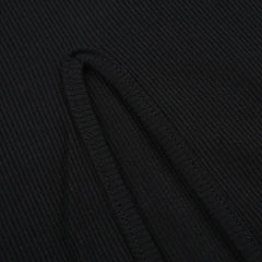 CIBBAR Basic Knit Long Dress – Korean Fashion Square Collar Sleeveless Women’s Casual Summer Y2K Vintage Outfit