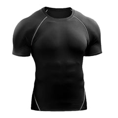 Men's Compression T-Shirt – Quick-Dry, Elastic Running & Gym Sportswear for Athletic Workouts
