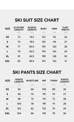 Men Women Solid Color Ski Jacket Ski Pants Warm Windproof Winter Overalls Hoodie Waterproof Outdoor Sports Clothing Snowboard