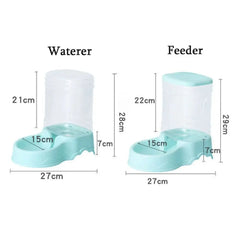 3.8L Automatic Pet Feeder & Water Dispenser – Durable PP Material Food & Drink Bowl for Large Cats and Dogs