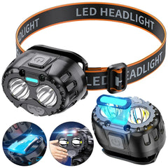 Powerful LED Headlamp | IPX4 Waterproof Emergency Head Flashlight | 250LM XPE LED for Outdoor Fishing, Camping & Hiking