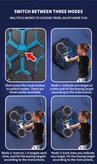 Smart Bluetooth Music Boxing Machine – Wall-Mounted Boxing Trainer for Home Fitness, Decompression & Fighting Practice | Interactive LED Boxing Target