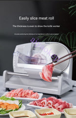 Multifunctional Electric Slicer – Lamb, Beef, Vegetable, Bread, and Sausage Slicing Machine