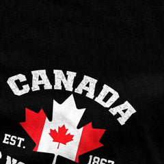 Canada Is Not For Sale EST. 1867" T-Shirt – 100% Cotton, Short Sleeve Men's Fashion Tee