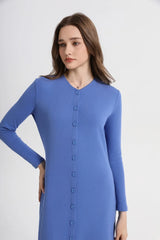 Women's Ribbed Maxi Summer Dress – Comfortable Sleeveless Button Front Long Dress | Casual & Elegant Lady's Clothing