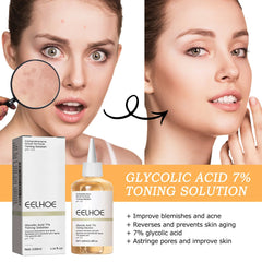 100ml Glycolic Acid Toning Solution – Acne Remover, Wrinkle Lifter & Firming Facial Toner for Glowing Skin