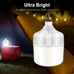 Portable Camping Light | USB Rechargeable LED Bulb for Emergency & Outdoor Tent Lighting