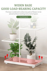 Multi-Tier Plant Stand - 4/6/8 Tier Flower Pot Shelf for Indoor & Balcony Storage