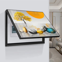 ravel Shark Creative Art Poster – 45x35CM Fashion Home Decor & Electric Meter Box Cover