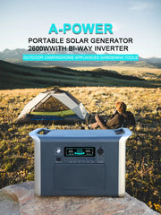 0W 1000W 2000W Portable Power Station | Solar Generator | LiFePO4 Battery | 110V/220V AC Outlets | Camping, Home, RV, Emergency Backup, Outdoor Power Supply