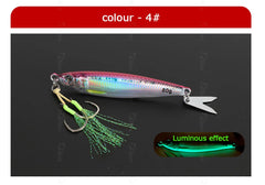 3D Printed Fast Sinking Metal Jig Lure | 20g-80g Saltwater Shore Casting & Vertical Fishing Lure