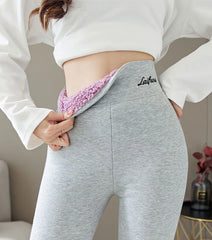 Winter Fleece Lined Tights Warm Thermal Leggings Thick Plush Stockings Pantyhose For Winter