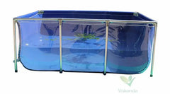 Vokanda Mini Complete Aquarium - 160 Gallon (610L) Betta & Koi Fish Tank, 3.3' x 3.3' x 2'
