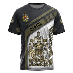 Canada Flag Soldier Camo Skull T-Shirt – 3D Harajuku Print, Fashionable Street Hip-Hop Casual Tee