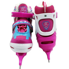 Steel Bracket Ice Hockey Skating Shoes Adult Child Skates for Beginner Ball Knife Ice Hockey Knife Shoes Real Ice Patines