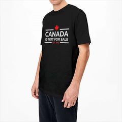 Canada Is Not For Sale 1867" T-Shirt – Funny Men's Streetwear, 100% Cotton Crew Neck Summer