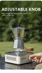 2800W Camping Gas Stove | High Firepower Portable Cassette Furnace for Outdoor Cooking, Picnic & Camp