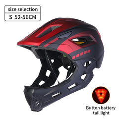 High-Quality Kids' Full-Face Helmet – Detachable Design for Biking, Skateboarding, & Roller Skating | Outdoor Sports Protection