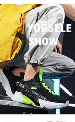 Men’s Lightweight Mesh Sneakers – Breathable Summer Running & Walking Shoes, Elastic Casual Outdoor Sports Trainers