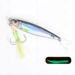 3D Printed Fast Sinking Metal Jig Lure | 20g-80g Saltwater Shore Casting & Vertical Fishing Lure