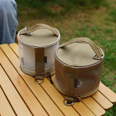 Portable Camping Tissue Case | Roll Paper Storage Bag with Hook | Tent Hanging Napkin Holder