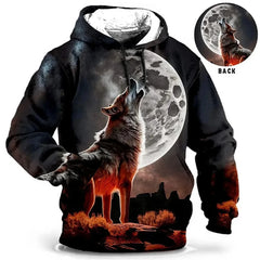 Vintage Tiger Men's Hoodie 3d Print Tops Fashion Animal Tiger Graphics Long Sleeve Hoodie Men Oversized Streetwear Tops Tees