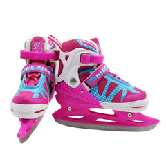 Steel Bracket Ice Hockey Skating Shoes Adult Child Skates for Beginner Ball Knife Ice Hockey Knife Shoes Real Ice Patines