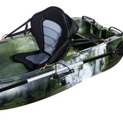 6.5ft Single Seat Plastic Kayak,CE&SGS,Comfort Comes Easy Sit on Top with Carry Handles Drain Plug for Sea Fishing,Drifting