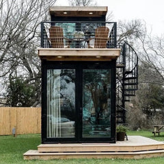 2024 20FT Popular Quick Splicing House Sunny Prefabricated Container Frame Assembly House 40FT Glassy Easy Handy House